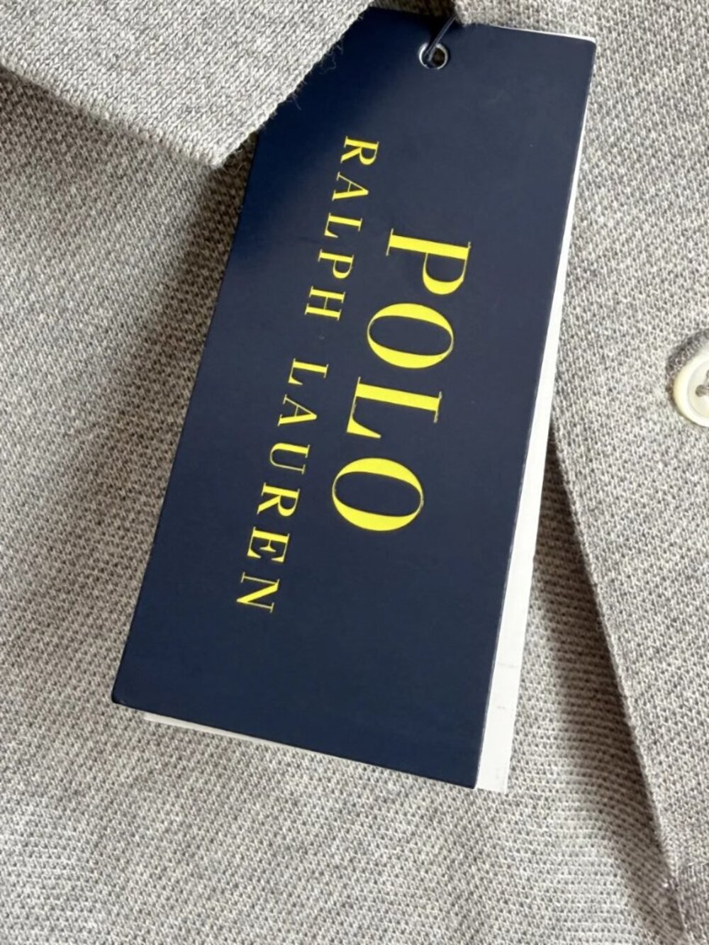 Polo Ralph Lauren Men's The Big Shirt Polo Cotton Grey Heather Size L NWT - Picture 9 of 14